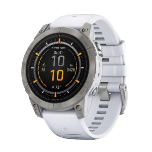 Garmin 010-02803-20 epix Pro (Gen 2) Sapphire Edition Smartwatch with 47-mm Case (White)