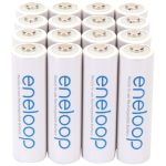 Panasonic BK-3MCCA16BA eneloop Rechargeable Batteries, AA (16 Pack)