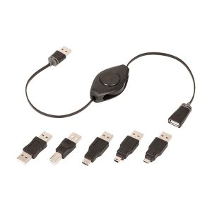 ReTrak ETPRU6M Universal USB Extension Retractable Cord