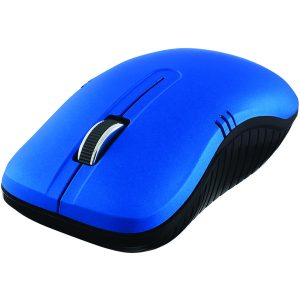 Verbatim 99766 Commuter Series Cordless Optical Computer Mouse, 3 Buttons, 2.4 GHz (Matte Blue)