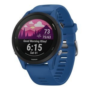 Garmin 010-02641-01 Forerunner 255 Running Smartwatch (Tidal Blue)