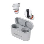 beyerdynamic 728934 Free BYRD Bluetooth Earbuds with Microphone, Active Noise Canceling, True Wireless with Charging Case (Gray)