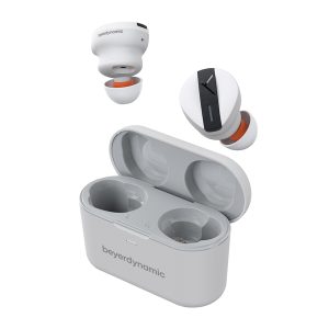 beyerdynamic 728934 Free BYRD Bluetooth Earbuds with Microphone, Active Noise Canceling, True Wireless with Charging Case (Gray)