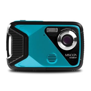 Minolta MN30WP-TL MN30WP Waterproof 4x Digital Zoom 21 MP/1080p Digital Camera (Teal)