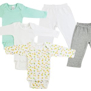 Infant Boys Long Sleeve Onezies And Track Sweatpants Cs_0466nb