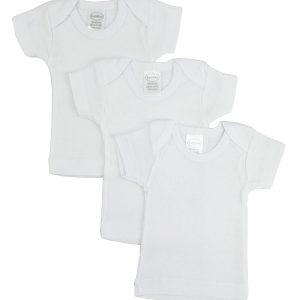 White Short Sleeve Lap Tee 055s
