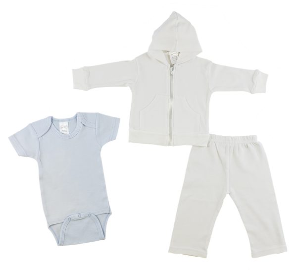 Infant Sweatshirt, Onezie And Pants - 3 Pc Set Cs_0228m