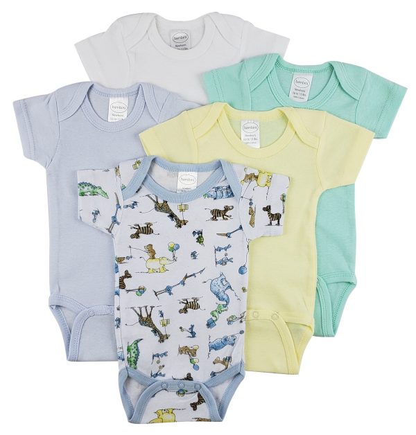 Short Sleeve One Piece 5 Pack Cs_0271nb