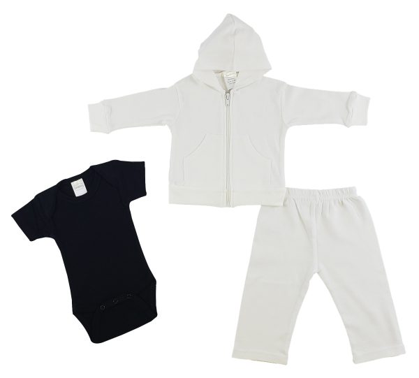 Infant Sweatshirt, Onezie And Pants - 3 Pc Set Cs_0223nb