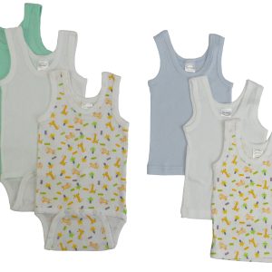 Boys Printed Tank Top 6 Pack Cs_109s_037s