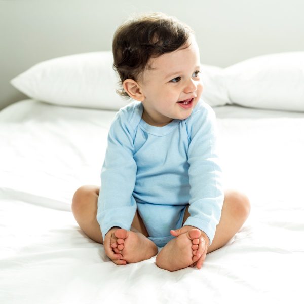 Boys Pastel Long Sleeve Onezie 6 Pack Cs_100m_100m - Image 2