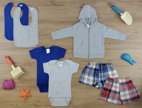 7 Pc  Baby Clothes Set Ls_0657nb
