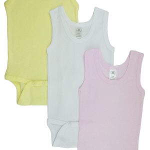 Girls Tank Top Onezies (pack Of 3) 108nb