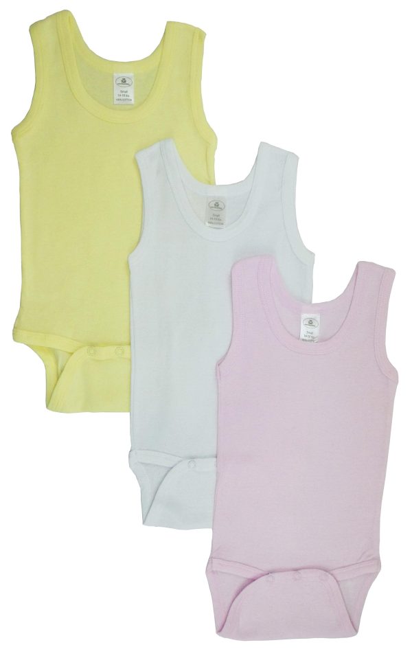 Girls Tank Top Onezies (pack Of 3) 108nb