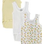 Unisex Baby 3 Pc Onezies And Tank Tops Nc_0502nb