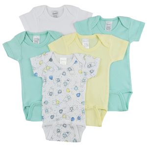 Short Sleeve One Piece 5 Pack Cs_0288nb
