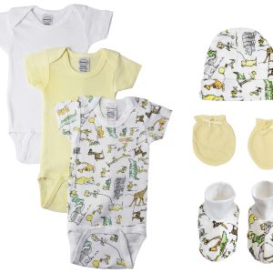Unisex Baby 6 Pc Bodysuits Nc_0428s