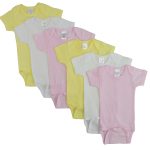 Pastel Girls Short Sleeve 6 Pack Cs_003l_003l
