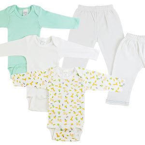 Infant Boys Long Sleeve Onezies And Track Sweatpants Cs_0438m