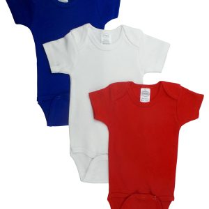 Red Bodysuit Onezies (pack Of 3) Ls_0197