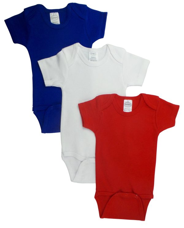 Red Bodysuit Onezies (pack Of 3) Ls_0197