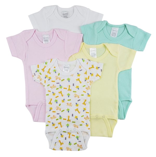 Short Sleeve One Piece 5 Pack Cs_0286s - Image 2