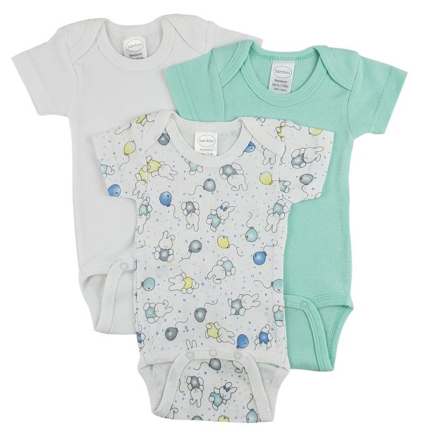 Short Sleeve One Piece 3 Pack Cs_0241l