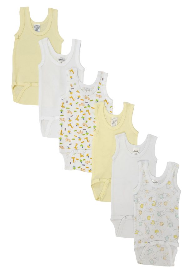 Unisex Baby 6 Pc Onezies And Tank Tops Nc_0510nb