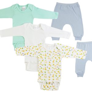 Infant Boys Long Sleeve Onezies And Joggers Cs_0497m