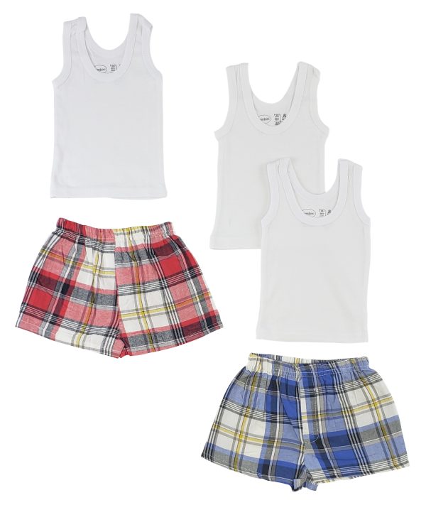 Infant Tank Tops And Boxer Shorts Cs_0213nb
