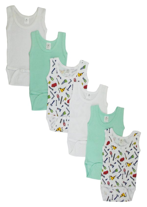 Boys Printed Tank Top 6 Pack Cs_109m-tools-109m-tools