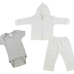 Infant Sweatshirt, Onezie And Pants - 3 Pc Set Cs_0225s