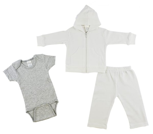 Infant Sweatshirt, Onezie And Pants - 3 Pc Set Cs_0225s