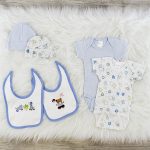 6 Pc  Baby Clothes Set Ls_0544nb