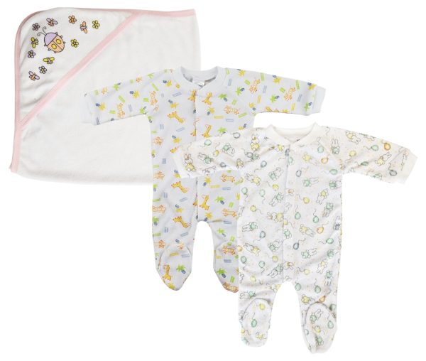 Closed-toe Sleep & Play (pack Of 3 ) Nc_0724s