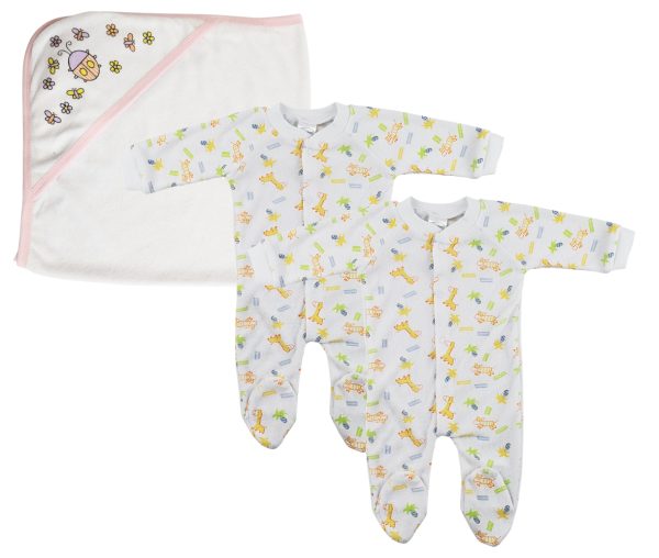 Closed-toe Sleep & Play (pack Of 3 ) Nc_0725m