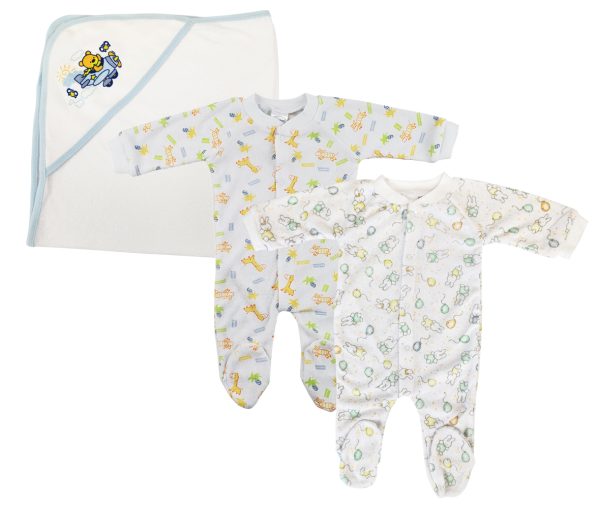 Closed-toe Sleep & Play (pack Of 3 ) Nc_0721m