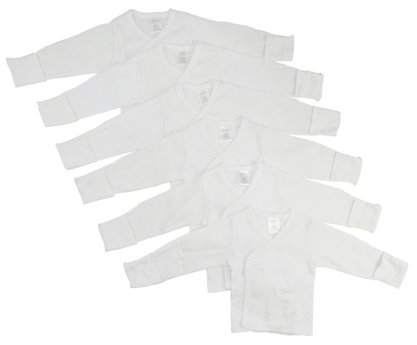 Long Sleeve Side Snap With Mittens 6 Pack Cs_071s_071s - Image 2