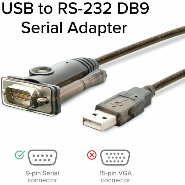 Plugable USB to Serial Adapter Compatible with Windows, Mac, Linux - Image 3