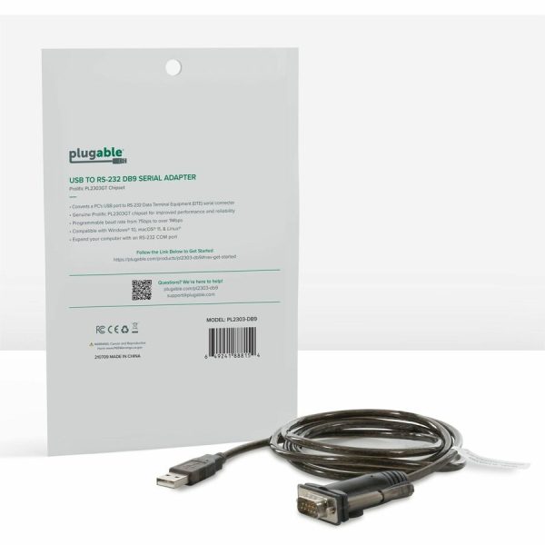 Plugable USB to Serial Adapter Compatible with Windows, Mac, Linux - Image 4
