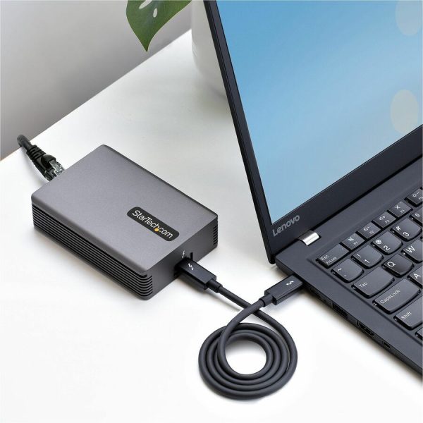 StarTech.com Thunderbolt 3 to Ethernet Adapter, 10GbE, Multi-Gigabit Thunderbolt 3 to RJ45 Network Adapter, TB3/TB4 10GbE NIC - Image 6