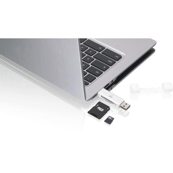 IOGEAR USB-C Duo Mobile Device Card Reader/Writer - Image 5
