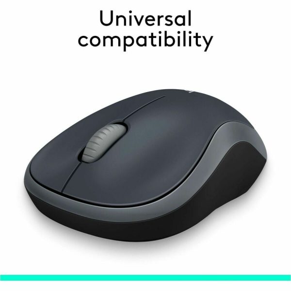 Logitech M185 Wireless Mouse, 2.4GHz with USB Mini Receiver, 1000 DPI Optical Tracking, Swift Grey - Image 7