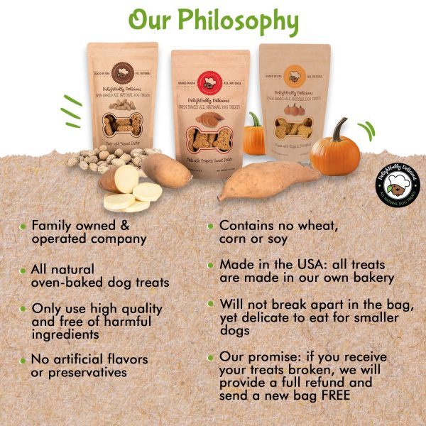 Delightfully Delicious Dog Treats Made in USA All Natural Oven Baked Training Treat with Pumpkin | Easy to Digest - Image 3
