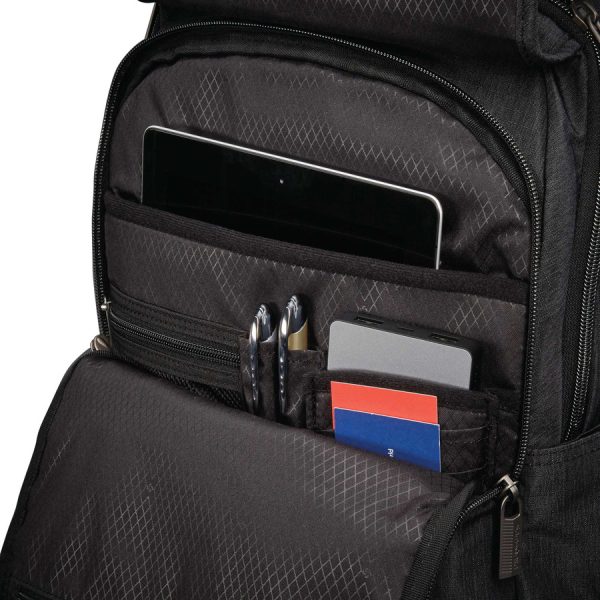 Samsonite Modern Utility Carrying Case (Backpack) for 15.6" Apple iPad Notebook - Charcoal, Charcoal Heather - Image 3