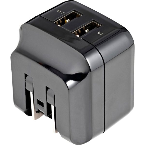StarTech.com 2 Port USB Wall Charger, 17W Wall Charger Hub (2.4A & 1A port), Dual USB-A Power Adapter, Portable Charger for Phones/Tablets - Image 8