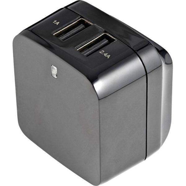 StarTech.com 2 Port USB Wall Charger, 17W Wall Charger Hub (2.4A & 1A port), Dual USB-A Power Adapter, Portable Charger for Phones/Tablets - Image 9