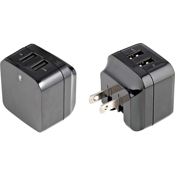 StarTech.com 2 Port USB Wall Charger, 17W Wall Charger Hub (2.4A & 1A port), Dual USB-A Power Adapter, Portable Charger for Phones/Tablets - Image 10