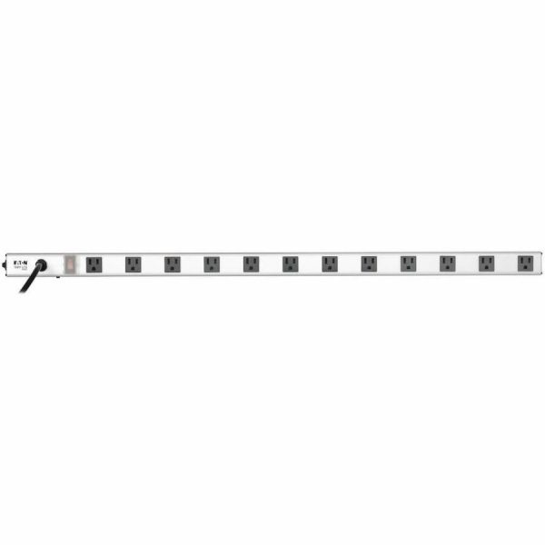Eaton Tripp Lite Series 12 Right-Angle Outlet Vertical Power Strip, 120V, 15A, 15 ft. (4.57 m) Cord, 5-15P, 36 in. - Image 2