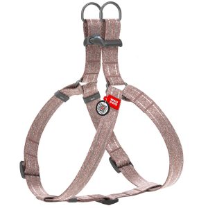 Re Cotton Dog Harness Eco Friendly Dog Harness for Small Dogs Medium & Large Dogs   Reflective Dog Harness with QR ID Tag   Puppy Harness with Adjustable Size for Male & Female Dogs